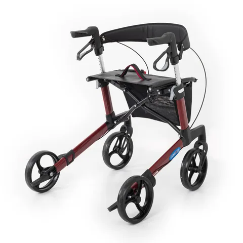 Comfort Plus Spırıt X3 Bordo Alüminyum Lux Rolatör Yürüteç 3