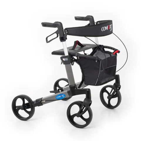 Comfort Plus Spırıt X3 Gri Alüminyum Lux Rolatör Yürüteç 2