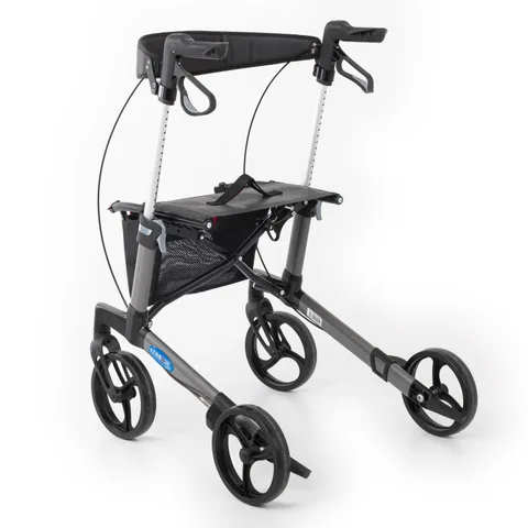 Comfort Plus Spırıt X3 Gri Alüminyum Lux Rolatör Yürüteç 5