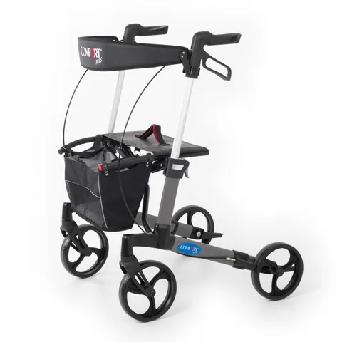 Comfort Plus Spırıt X3 Gri Alüminyum Lux Rolatör Yürüteç 7