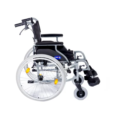 Comfort Plus DM-317 Grey Hafif Alüminyum Özellikli Tekerlekli Sandalye 3