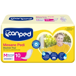 Canped Kadın Mesane Pedi Medium 10'lu