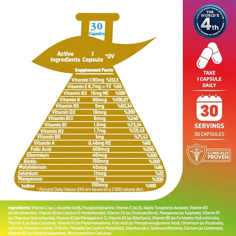Kiperin Lipozomal Multivitamin Akıllı Takviye 30 Kapsül 6