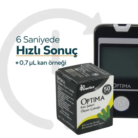 Optima Kan Şekeri Ölçüm Stribi