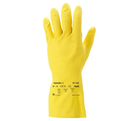 Ansell- ALPHATEC® 87-190 Kimyasal ve Sıvı Korumalı İş Eldiveni 1 Çift (7 Beden / S)