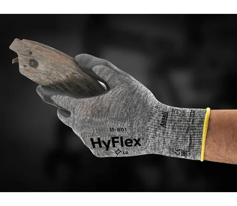 Ansell- HYFLEX® 11-801 Köpük Nitril Mekanik ve Çok Amaçlı Montaj Eldiveni 1 Çift (7 Beden / S) 6