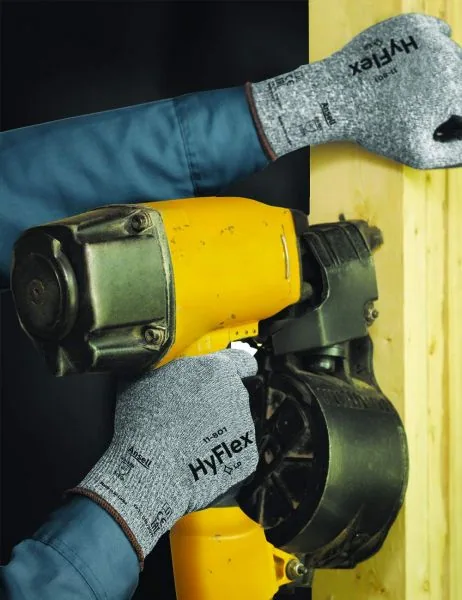 Ansell- HYFLEX® 11-801 Köpük Nitril Mekanik ve Çok Amaçlı Montaj Eldiveni 1 Çift (7 Beden / S) 8
