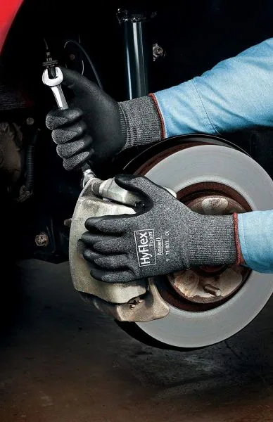Ansell- HYFLEX® 11-801 Köpük Nitril Mekanik ve Çok Amaçlı Montaj Eldiveni 1 Çift (9 Beden / L) 9