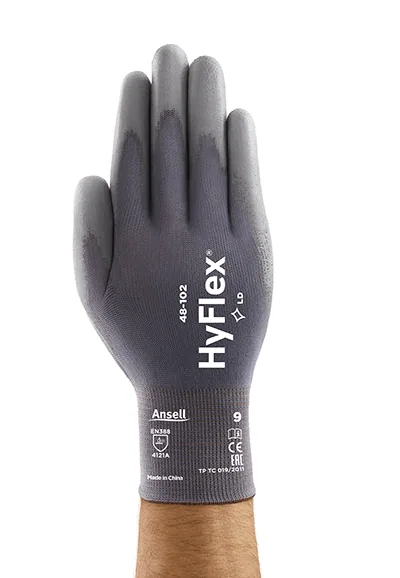 Ansell- Hyflex® 48-102 Sensilite Poliüretan Kaplı Hassas İş Eldiveni 1 Çift (9 Beden / L) 2