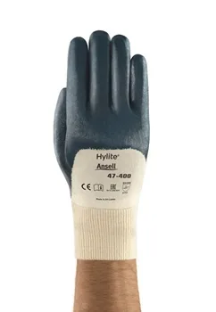 Ansell- HYLITE® 47-400 Nitril Kaplı Atık Toplama ve Montaj Eldiveni 1 Çift (8 Beden / M) 5