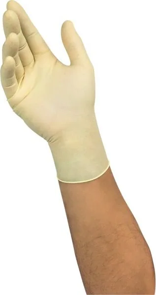 Ansell- Microflex® 63-864 Doğal Kauçuk Lateks Kimyasal ve Sıvı Koruyucu Eldiven M Beden 100 Adet