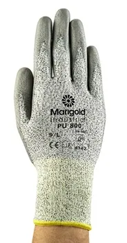 Ansell PU800 Kimyasal ve Kesilmelere Karşı Koruyucu Eldiven 1 Çift(9 Beden / L) 4