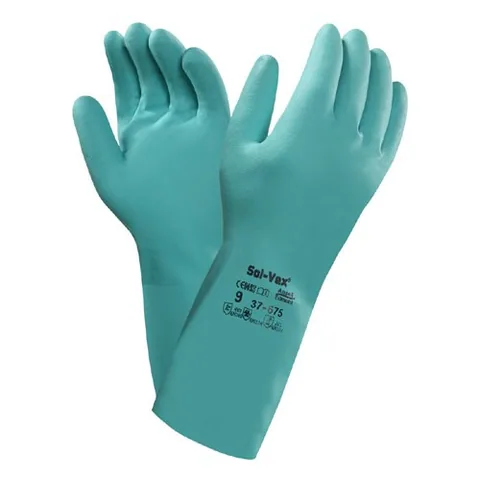 Ansell- SOLVEX® 37-675 Kimyasal ve Sıvı Korumalı Antistatik İş Eldiveni 1 Çift (9 Beden / L)