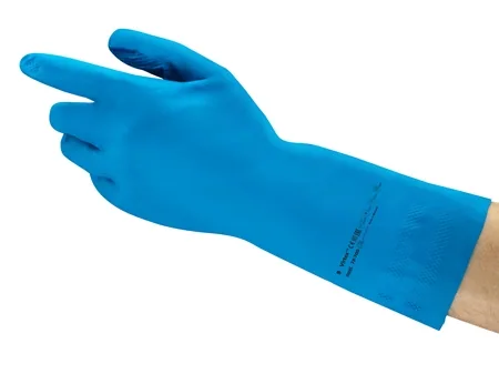 Ansell- VIRTEX® 79-700 Mavi Nitril Kimyasal ve Sıvı Korumalı İş Eldiveni 1 Çift (9 Beden / L) 3