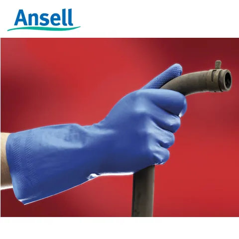 Ansell- VIRTEX® 79-700 Mavi Nitril Kimyasal ve Sıvı Korumalı İş Eldiveni 1 Çift (9 Beden / L) 5