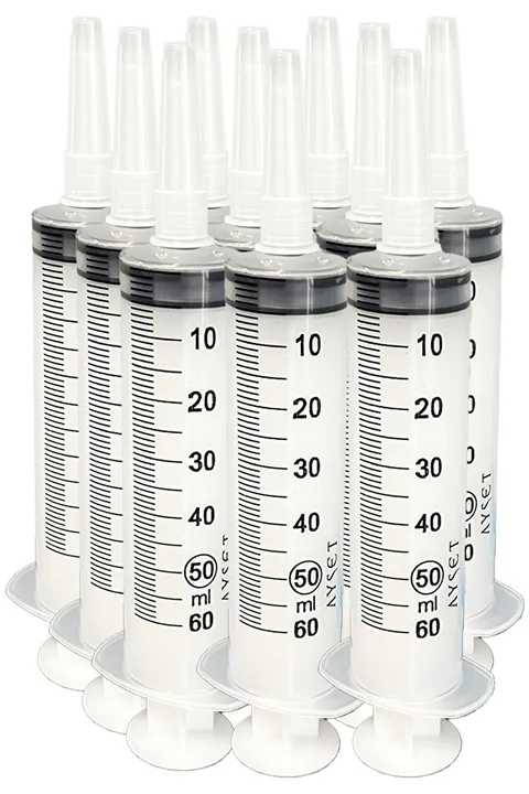 AYSET ENJEKTÖR Ayset Beslenme Enjektörü Çam Uçlu Şırınga 60ml 10 Adet