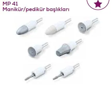 Beurer MP 41 Manikür/Pedikür Başlıkları