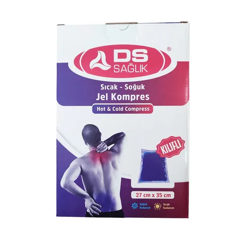 Damla Sağlık Sıcak / Soğuk Kılıflı Jel Kompres 27×35 cm 2 Adet