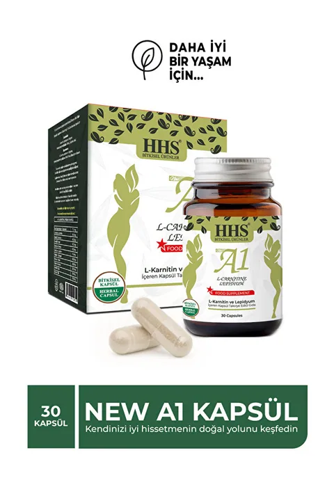Hhs NEW A1 L-Carntine Lepdium 30 Kapsül (Şişe)