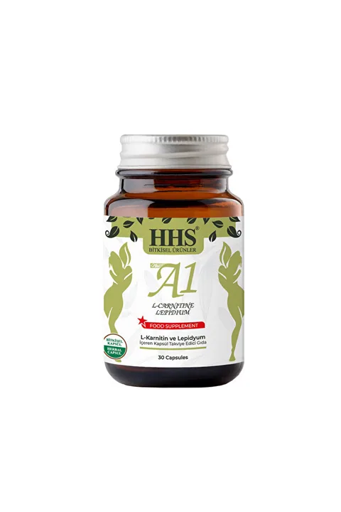Hhs NEW A1 L-Carntine Lepdium 30 Kapsül (Şişe) 3