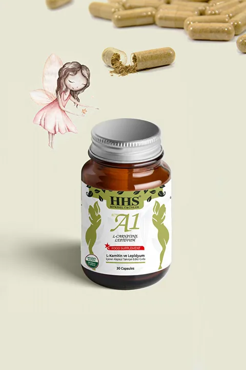 Hhs NEW A1 L-Carntine Lepdium 30 Kapsül (Şişe) 4