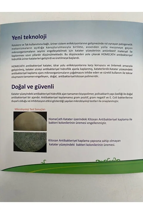 Homecath 14-40 Tak Sonda Hidrofilik Kateter Kendinden Kayganlaştırıcılı Jelli Sonda 30 Adet 3