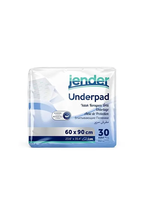 JENDER Hasta Altı Serme Bezi 60x90 Yatak Koruyucu Örtü 4