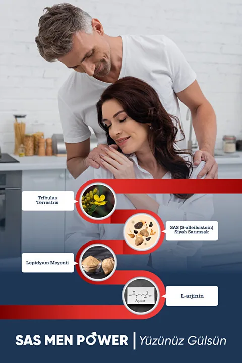 MDC Sas Men Power (TRİBULUS, SAS, L-ARJİNİN, LEPİDYUM) 30 Tablet (erkeklere Özel ) 5