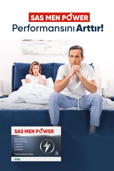 MDC Sas Men Power (TRİBULUS, SAS, L-ARJİNİN, LEPİDYUM) 30 Tablet (erkeklere Özel ) 7