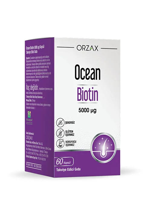 Ocean Biotin 5000 Mcg 60 Kapsül