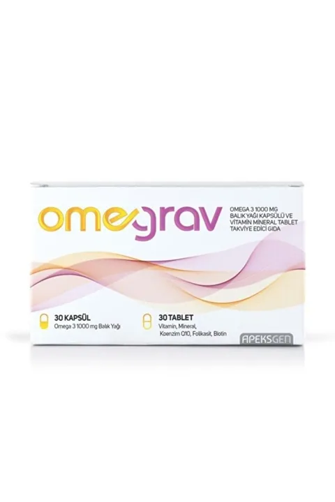 OMEGRAV Omega3 30 Kapsül + 30 Tablet
