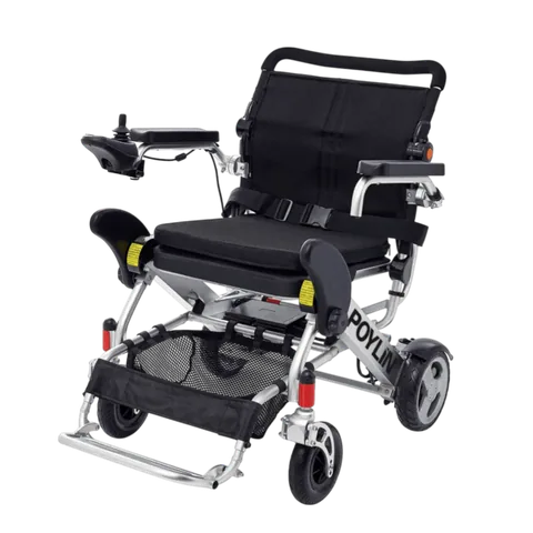 Poylin P207 Ultra Hafif Katlanabilir Akülü Tekerlekli Sandalye
