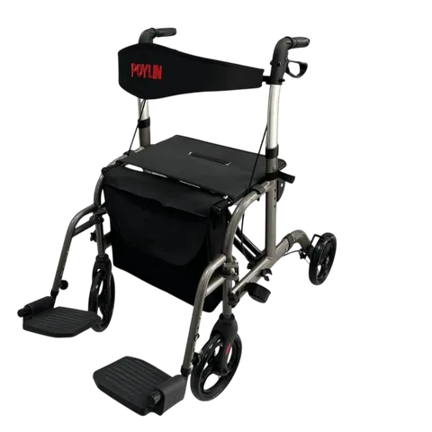 Poylin P777P Alüminyum Pedallı Lüks Rollatör