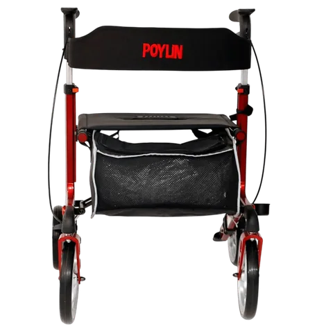 Poylin P888 Ultra Lüks Rolatör Kırmızı 3