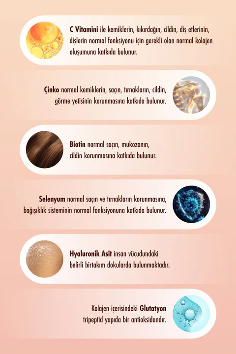 Proteinocean Collagen - Kolajen | Ahududu - 6 Vitamin İlaveli - Tip 1,2,3 - 250g 25 Servis 3