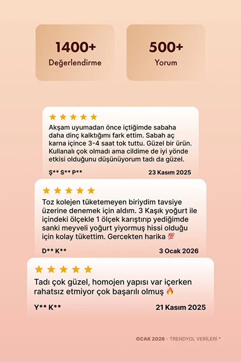 Proteinocean Collagen - Kolajen | Ahududu - 6 Vitamin İlaveli - Tip 1,2,3 - 250g 25 Servis 4