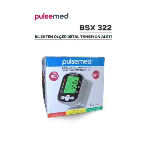 Pulsemed Dijital Konuşan Bilekten Ölçer Tansiyon Aleti BSX322 2