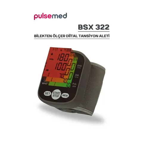 Pulsemed Dijital Konuşan Bilekten Ölçer Tansiyon Aleti BSX322 3