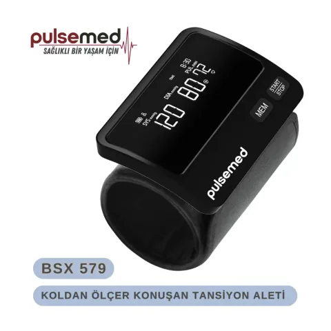 Pulsemed Dijital Konuşan Koldan Ölçer Tansiyon Aleti BSX579 2