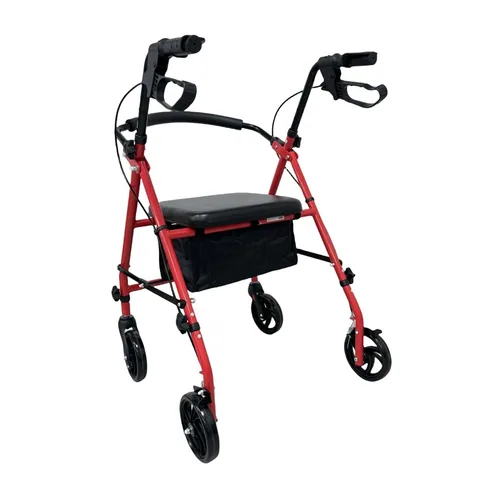 Respirox RR-01 Katlanabilir Kırmızı Rolatör 4