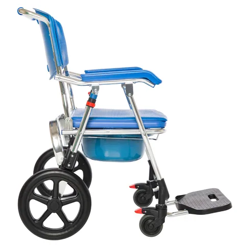 Römer R402 Mavi Tekerlekli Banyo Tuvalet Sandalyesi 2