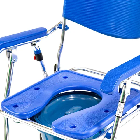 Römer R402 Mavi Tekerlekli Banyo Tuvalet Sandalyesi 9
