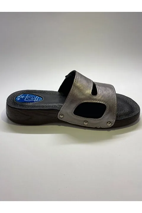 Siyo Comfort Memory Foam Taban Hakiki Deri Halluks Valgus Kemik Çıkıntısı Ve Topuk Dikeni Terliği