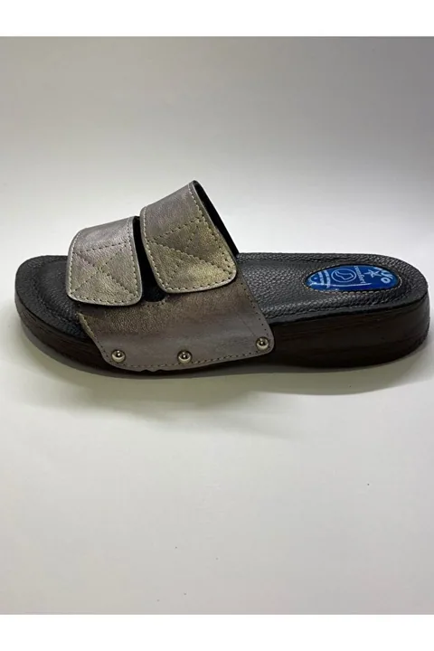 Siyo Comfort Memory Foam Taban Hakiki Deri Halluks Valgus Kemik Çıkıntısı Ve Topuk Dikeni Terliği 2