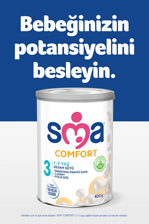 SMA 3 Devam Sütü Comfort 400 gr X 3 Adet 4