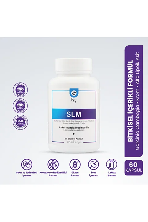 Smartcaps Slm Akkermansia Muciniphila & Garcinia Cambogia Extract 60 Kapsül 5