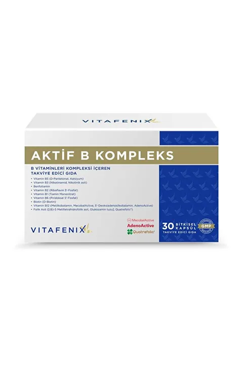 Vitafenix Aktif B Kompleks 30 Kapsül
