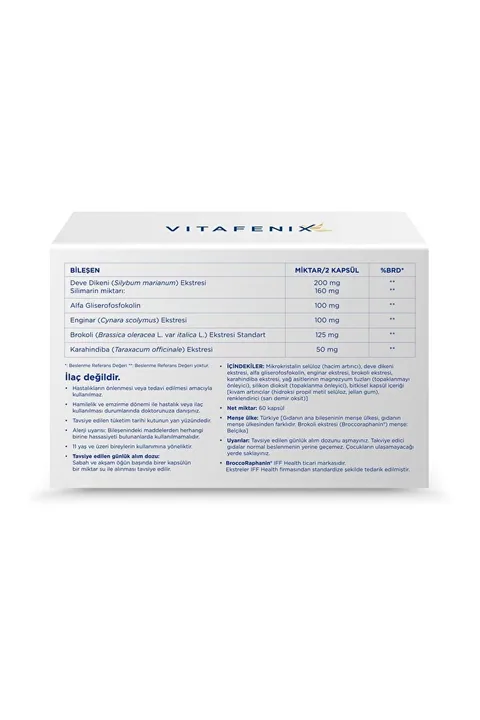 Vitafenix Brokolive Brokoli Ekstresi 60 Bitkisel Kapsül 2