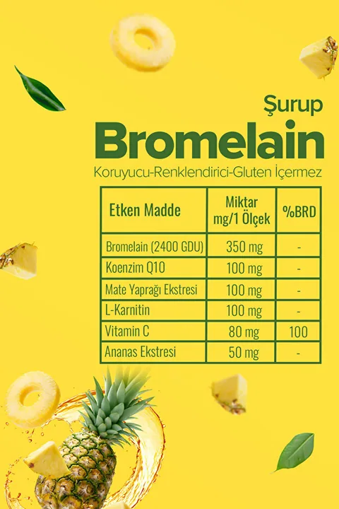 Zühre Ana Bromelain Ananas İçeren Detox Şurubu 2